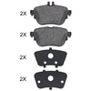 Image de Kit De Plaquettes De Frein, Frein À Disque 35153 Abs Abs 35153 Mercedes-Benz
