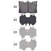 Image de Kit De Plaquettes De Frein, Frein À Disque 35155 Abs Abs 35155 Mercedes-Benz
