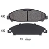 Image de Kit De Plaquettes De Frein, Frein À Disque 35156 Abs Abs 35156 Ford Usa
