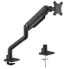 Image de Neomounts DS70S-950BL1 - Kit de montage (bras de montage pour bureau) - pleine action - pour moniteur - aluminium - noir - Taille d'écran : 17"-49"