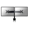 Image de Neomounts FPMA-D700D - Kit de montage - pleine action - pour 2 écrans LCD - noir - Taille d'écran : 19"-30" - pinces montables, montrable sur bureau