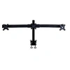 Image de Neomounts FPMA-D700D3 - Kit de montage - pour 3 écrans LCD - noir - Taille d'écran : 10"-27" - pinces montables, montrable sur bureau