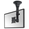 Image de FPMA-C025BLACK simple Support décran pour plafond 25,4 cm (10) - 76,2 cm (30) noir inclinable, support de plafond, rotatif