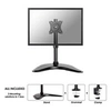 Image de Neomounts NM-D335BLACK simple Support de table pour écran 25,4 cm (10) - 76,2 cm (30) noir inclinable, mobile