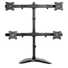 Image de Neomounts NM-D335D4BLACK x4 Support de table pour écran 25,4 cm (10) - 68,6 cm (27) noir inclinable, mobile