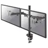 Image de Neomounts FPMA-D550D - Kit de montage - pleine action - pour 2 écrans LCD - acier - noir - Taille d'écran : 10"-32" - pinces montables, oeillet,