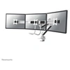 Image de Neomounts NM-D775DX3 - Kit de montage - pleine action - pour 3 écrans LCD - aluminium - blanc - Taille d'écran : 17"-24" - pinces montables, oeillet,