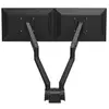 Image de Neomounts FPMA-D750DBLACK2 - Kit de montage (support de montage pour bureau) - pleine action - pour 2 écrans LCD - noir - Taille d'écran : 10"-32" -