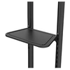 Image de by Newstar FL50-550BL1 - Chariot - pour écran plat/équipement audiovisuel - noir - Taille d'écran : 37"-70" - Noir