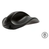 Image de BakkerElkhuizen HandShoeMouse Large - Souris - pour droitiers - optique - 3 boutons - sans fil - récepteur sans fil USB - noir