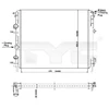 Image de Radiateur, Refroidissement Du Moteur 728-0010 Tyc Tyc 7280010 Dacia;Nissan;Renault