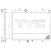 Image de Radiateur, Refroidissement Du Moteur 705-0065 Tyc Tyc 7050065 Citroen