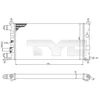 Image de Radiateur, Refroidissement Du Moteur 725-0025-R Tyc Tyc 7250025r Opel