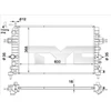 Image de Radiateur, Refroidissement Du Moteur 725-0036 Tyc Tyc 7250036 Opel
