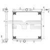 Image de Radiateur, Refroidissement Du Moteur 726-0017-R Tyc Tyc 7260017r Peugeot