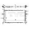 Image de Radiateur, Refroidissement Du Moteur 725-0041-R Tyc Tyc 7250041r Opel