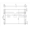 Image de Radiateur, Refroidissement Du Moteur 728-0059-R Tyc Tyc 7280059r Renault