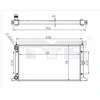 Image de Radiateur, Refroidissement Du Moteur 737-0043-R Tyc Tyc 7370043r Ford;Seat;Volkswagen
