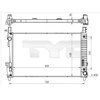Image de Radiateur, Refroidissement Du Moteur 721-0020 Tyc Tyc 7210020 Honda;Mercedes-Benz;Peugeot