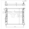 Image de Radiateur, Refroidissement Du Moteur 728-0013-R Tyc Tyc 7280013r Renault