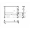 Image de Radiateur, Refroidissement Du Moteur 725-0050-R Tyc Tyc 7250050r Opel