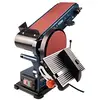 Image de Ferm Ponceuse Stationnaire - 350W - 150mm - avec 2 Bandes abrasives (P80 et P120) et 2 disques abrasifs (P80 et P120) en occasion ou reconditionné