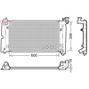Image de Radiateur, Refroidissement Du Moteur Drm50110 Denso Denso Drm50110 Toyota