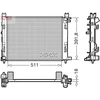 Image de Radiateur Drm37002 Denso Denso Drm37002 Dacia;Renault