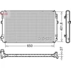 Image de Radiateur, Refroidissement Du Moteur Drm32048 Denso Denso Drm32048 Audi;Cupra;Seat;Skoda;Volkswagen