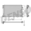 Image de Radiateur, Refroidissement Du Moteur Drm32016 Denso Denso Drm32016 Audi;Seat;Skoda;Volkswagen