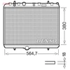 Image de Radiateur, Refroidissement Du Moteur Drm21055 Denso Denso Drm21055 Citroen;Ds;Opel;Peugeot