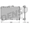 Image de Radiateur, Refroidissement Du Moteur Drm50013 Denso Denso Drm50013 Toyota