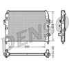 Image de Radiateur, Refroidissement Du Moteur Drm44008 Denso Denso Drm44008 Mazda