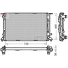 Image de Radiateur, Refroidissement Du Moteur Drm02024 Denso Denso Drm02024 Audi