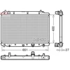 Image de Radiateur, Refroidissement Du Moteur Drm40036 Denso Denso Drm40036 Honda