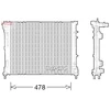 Image de Radiateur, Refroidissement Du Moteur Drm09043 Denso Denso Drm09043 Fiat