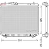 Image de Radiateur, Refroidissement Du Moteur Drm35005 Denso Denso Drm35005 Daihatsu