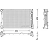 Image de Radiateur, Refroidissement Du Moteur Drm17048 Denso Denso Drm17048 Mercedes-Benz