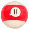 Image de Boule de billard Nr.11 57,2 mm Rouge