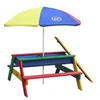 Image de Table sable et eau NICK Arc en ciel avec parasol Arc en ciel 90x80x56cm