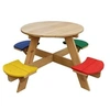 Image de Table Picnic UFO ronde Arc en ciel 20x120x56 cm