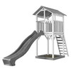 Image de Structure de jeu Beach Tower Blanc Gris avec toboggan Gris