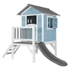 Image de Beach Lodge XL Maisonnette Caribbean Bleu Toboggan Gris
