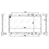 Image de Radiateur, Refroidissement Du Moteur Easy Fit Nrf 50332 Chrysler;Dodge;Plymouth