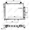 Image de Radiateur, Refroidissement Du Moteur Nrf 50534 Mercedes-Benz