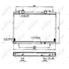 Image de Radiateur, Refroidissement Du Moteur Nrf 53200 Fiat