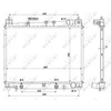 Image de Radiateur, Refroidissement Du Moteur Easy Fit Nrf 53212 Toyota