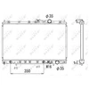 Image de Radiateur, Refroidissement Du Moteur Nrf 53283 Mitsubishi