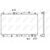 Image de Radiateur, Refroidissement Du Moteur Easy Fit Nrf 53307 Toyota