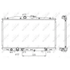 Image de Radiateur, Refroidissement Du Moteur Nrf 53391 Honda